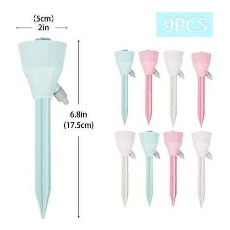 Kit d'arrosage - Goutte à Goutte - 9PCS - Irrigation automatique - Contrôle du débit - Compatible bouteilles (1/3)