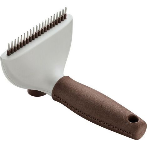 Cepillo Desenredante Hunter Autolimpieza Rastrillo Acero Inoxidable