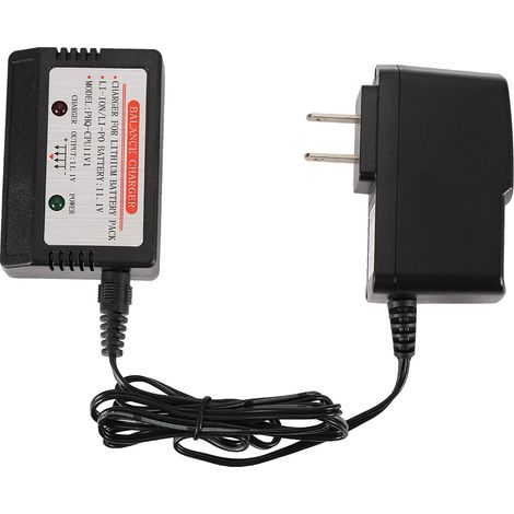 Chargeur Équilibré Batterie Lithium 11.1 V 3S - Pour Drone RC Quadricoptère - Prise US - 1 Pièce (1/4)