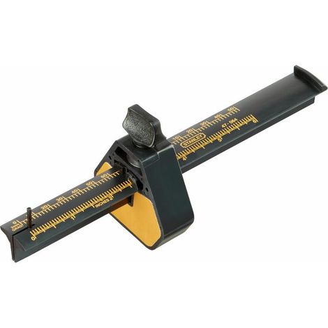 Stanley – Trusquin 247064 – Pour bois dur et teck – Précision millimétrique – Outil professionnel pour traçage