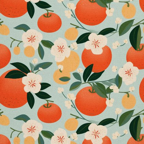 Tela decorativa para exteriores Oxford - Motivo frutal  DX6468 (1/5)