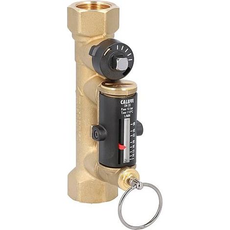 Thermador – Vanne d'équilibrage avec débitmètre 1"1/2 – Laiton – Pression 10 bar – Plage de température -10°C à 110°C – Débit 30-120 l/min (1/5)