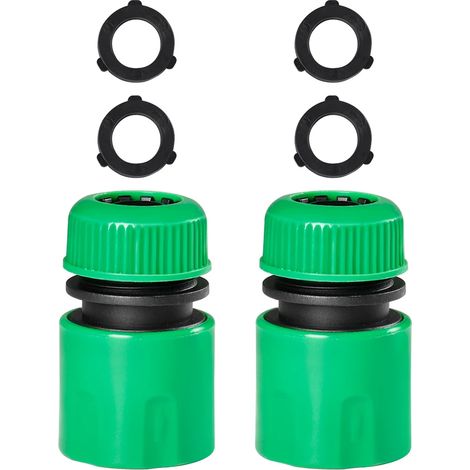 (Combinaison B-1/2'') Raccord rapide ABS pour tuyau d'arrosage, extrémité 1/2", double mâle, adaptateur et rallonge pour tuyau d'arrosage. (1/5)