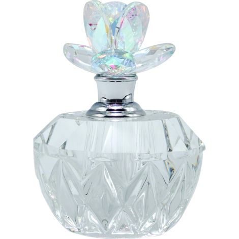 Elegantes Parfümfläschchen aus Glas, klassisches Wohndekor, Geschenkidee, Kosmetikaccessoire