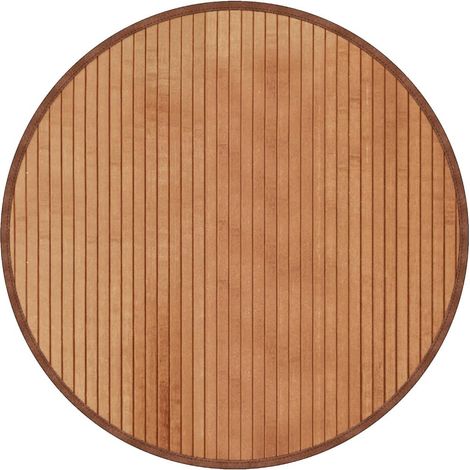 Tapis rond naturel 60cm bambou (1/5)