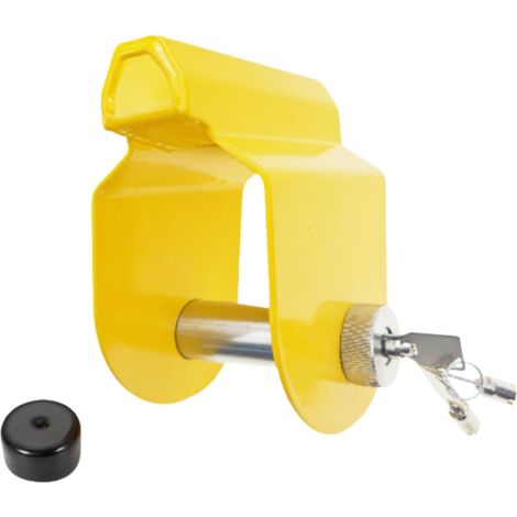 Antivol Remorque Attelée avec Clés pour Protection Maximale - Compatible avec la Plupart des Attelages de Remorque (1/5)