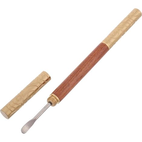 Aiguille à Latte en Acier Inoxydable Manche en Bois (1/5)