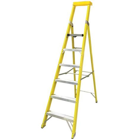 Zarges 300806 GRP Platform Steps, Platform Height 1.41m 6 Rungs ZAR300806 (1/3)