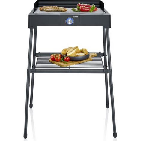 Barbacoa SEVERIN 2200 w. Superf Asado 44,5x26 cm.cCon patas (1/5)