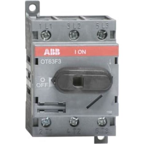 Interruptor-seccionador 3P 63A sin accionamiento OT63F3 1SCA105332R1001