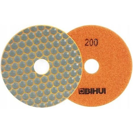 BIHUI DIAMANT-KLETTSCHEIBE FÜR TROCKENPOLIEREN 100MM GR 200 - DPP420