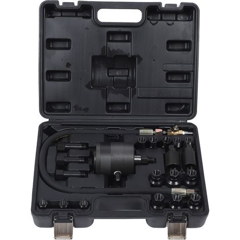 – Extracteur d'injecteur diesel pneumatique – 21 pièces en métal – Compatible avec plusieurs tailles d'injecteurs – Pression 5 à 8 bars (1/5)