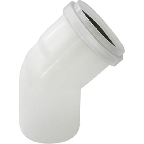 CURVA MONO-PARETE IN PPs 45° - LINEA CONDENSAZIONE Diam. 100
