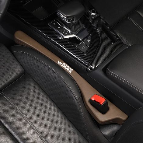 (Marron à droite) Bouchons de couture de siège auto neufs, bande d'étanchéité pour couture de siège, protection anti-chute pour Suzuki Grand Vitara (1/4)