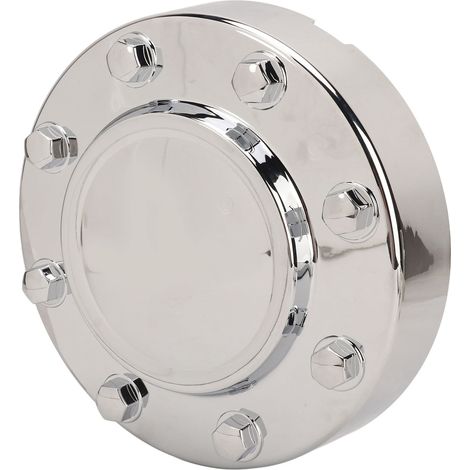 Vordere Radkappe 68081010AA, verchromte Staubschutzkappe, passend für 3500 DUALLY 2011-2018, 4-teilige Radkappe, Spiegelglanz, robuster Radschutz. (1/5)