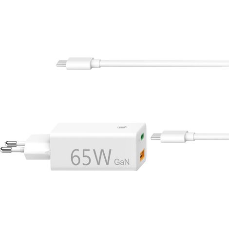 Hama 00200016 Caricabatterie per dispositivi mobili Computer portatile, Smartphone, Tablet Bianco AC Interno (Hama Universal-USB-C-Notebook-Netzteil) (1/4)