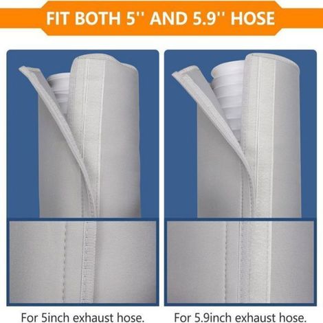 Housse Pour Tuyau De Climatisation - Isolation Anti Poussière - Usage Extérieur Intérieur - 1 Pièce (1/5)