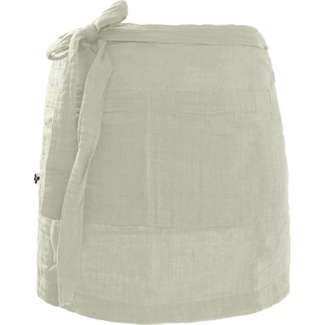 Tablier serveur Gaze de coton 45 x 80 cm GAIA coloris Vert d'eau (1/5)