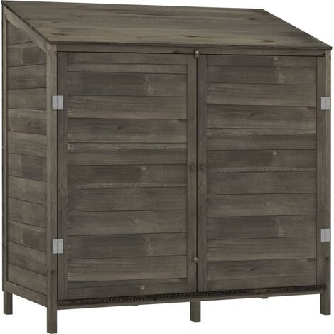 Maison Exclusive - Capanno da Giardino Antracite 102x52x112cm Legno Massello Abete