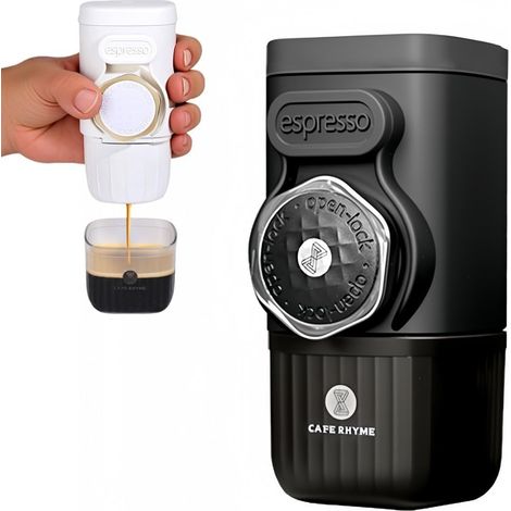 Presse expresso portable, café moulu, pour voyage et camping (1/5)