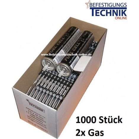 Betonnägel 2,6x35mm C6 + Gas für Spit Pulsa 700 Betonnagler"-"EN10208