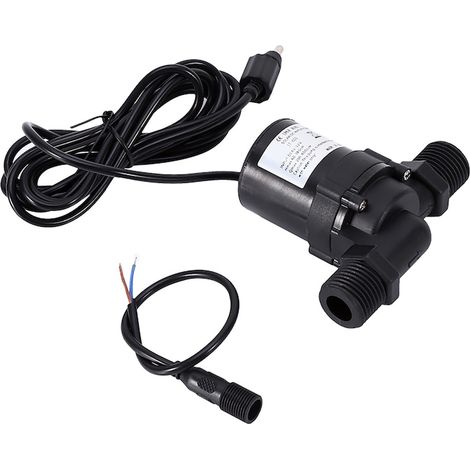 Pompe à eau DC 12V, longziming, 600L/H, résistance à l'eau IP68, filetage mâle 1/2", chaussures femme élégantes et confortables (1/3)