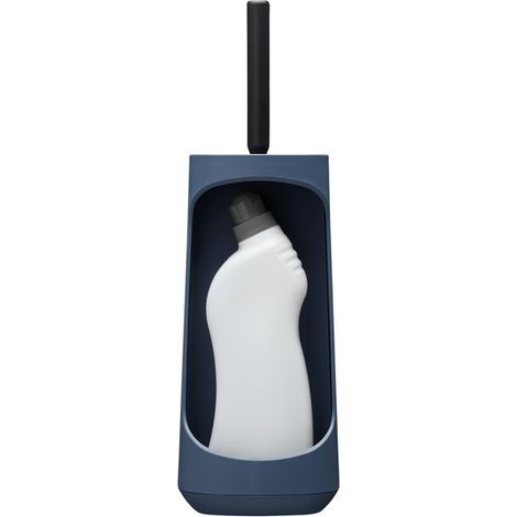 Tiger Tess Brosse WC - avec rangement - avec brosse Swoop flexible - Bleu noir (1/5)