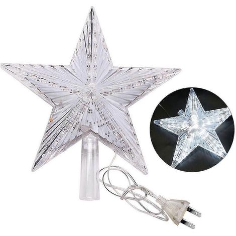 Étoile de Noël lumineuse à cinq branches avec éclairage LED, étanche IP65, économe en énergie (1/5)
