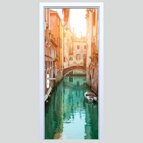 Adhesivo de tela para puerta del canal de agua de Venecia 565PD
