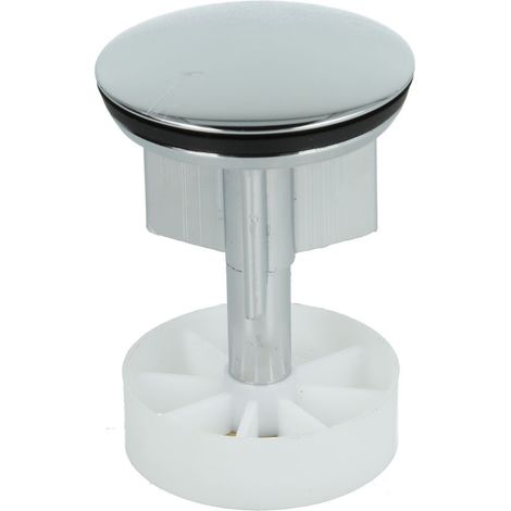 Bouchon universel pour garniture d'écoulement chromé 40 mm