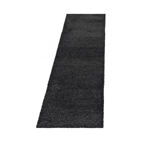 Ayyildiz Tapis à poils longs Shaggy - Ultra doux et moelleux - Chambre à coucher - gris - 80x250 cm