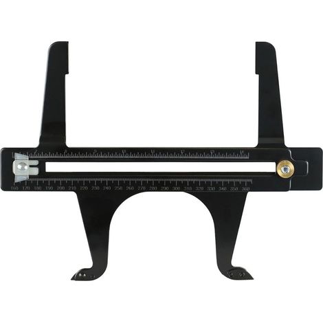 [Outil de Mesure de Tambour de Frein] + [Brake Drum Measuring Resetting Tool] + [6.5-14.25 Inch] + [Double Scale Combination] (1/4)