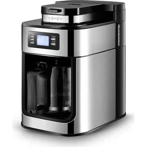 Machine expresso super automatique broyeur mousseur lait noir