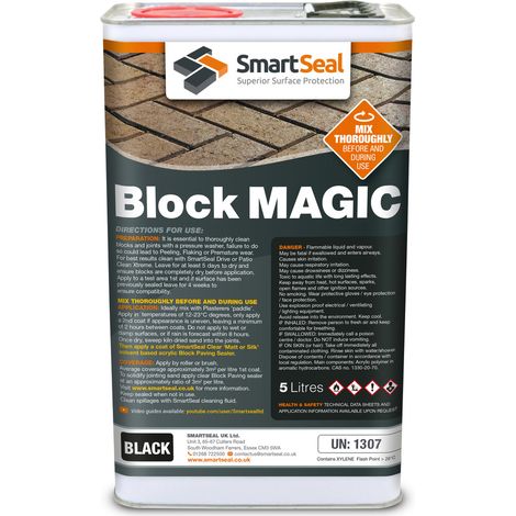 Block Magic - Black - 5 Litre