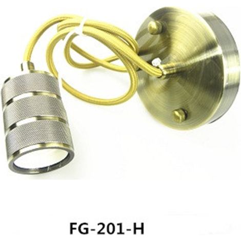 Douille E27 en aluminium pour lampe rétro de voiture, style Edison, pour suspension de salle à manger, accessoires de quincaillerie CE