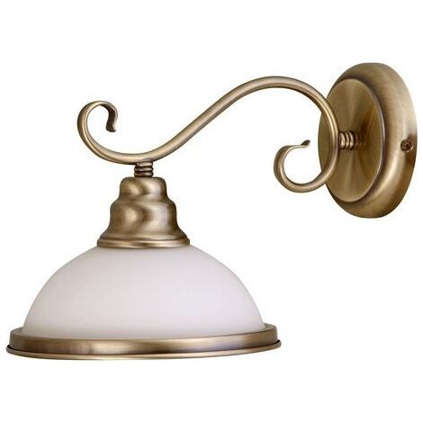 Muro di bronzo chiaro di vetro del metallo Elisett / L bianco: 32 centimetri B: 13cm H: 13 cm (1/3)