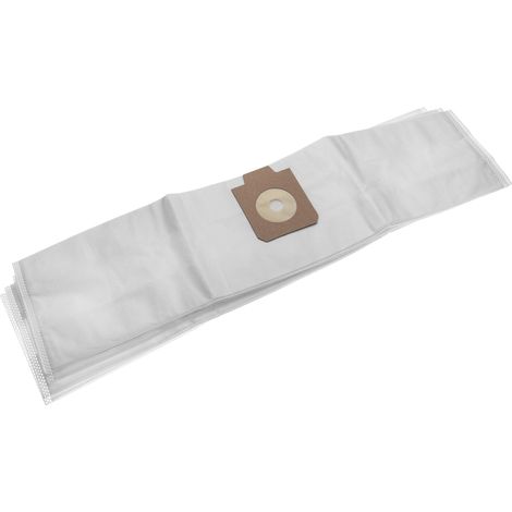 vhbw 5x sacchetto compatibile con Euroclean UZ 922, UZ 921, UZ 930, UZ 925, UZ 923 aspirapolvere - microfibra, 72,85cm x 17,05cm Bianco