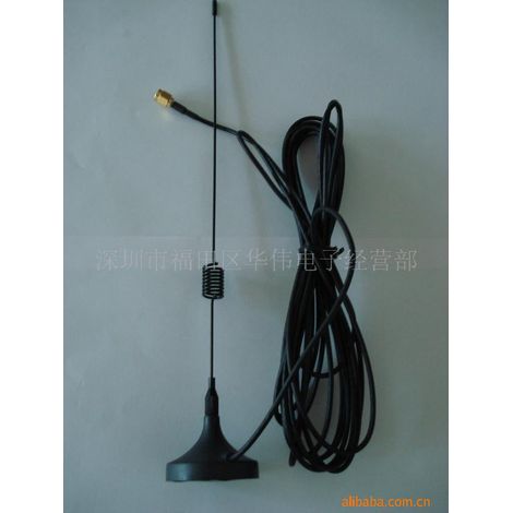 Supply HW-(2M-20M) large ceiling-mount SMA antenna, large suction cup antenna, vehicle antenna.