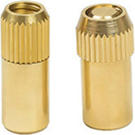 5 supports d'étagères métalliques pour armoires, tiges en acier (1/5)