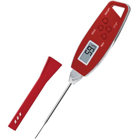 Thermomètre de Viande à Lecture Instantanée Étanche Sonde Stylo Thermomètre Alimentaire pour Cuisine Cuisine en Plein Air BBQ Fumoir Lait (1/5)