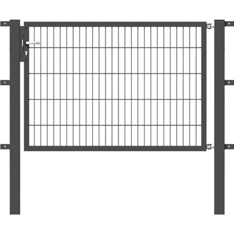 ALBERTS Einzeltor Flexo, fvz.anthr.Kst.b.RAL 7016, lichte BxH1500x1000, PF80x80/1700mm (1/3)