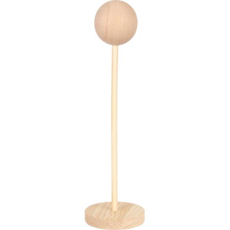 Support en bois multifonction pour perruques, stable et robuste, présentoir à cheveux pour salon de coiffure et maison, 1/3 (1/5)