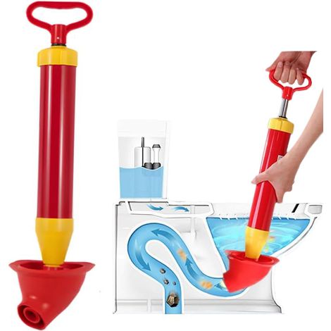 Déboucheur WC Haute Pression à Air Comprimé pour Canalisation (1/5)