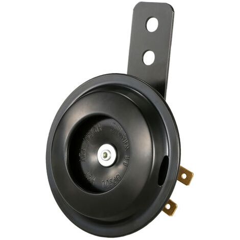 Mini clacson elettrico super rumoroso Φ71mm in metallo impermeabile 12V 105db universale per moto (1/4)