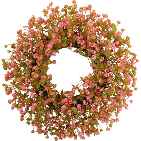 Guirlande Artificielle De Campanule - Guirlande D'Automne En Plastique Pour Porte D'Entrée Intérieur Extérieur - 45 Cm - 1 Pièce (1/5)