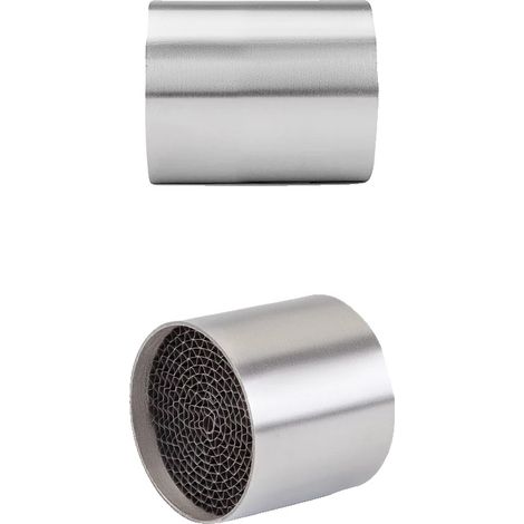 Kit de tubo de escape para motocicleta, acero inoxidable, ajuste universal, cabezal-g, tipo-H (1/2)