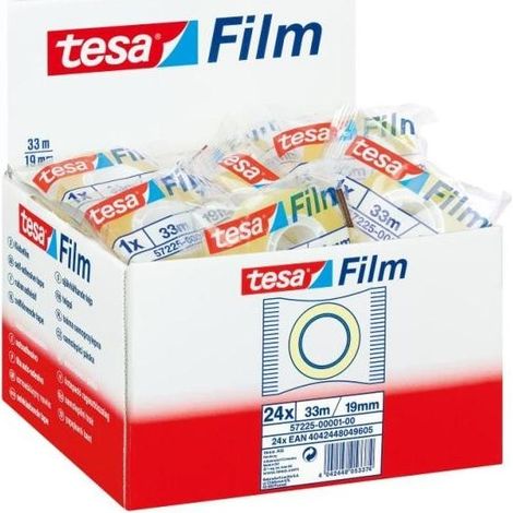 Nastro Adesivo TESA 19 mm 33 m Trasparente (24 Unità) (1/2)