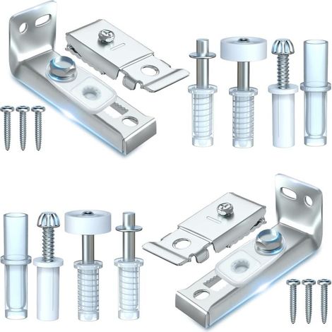 Kit de réparation pour portes pliantes - Lot de 2 pièces de rechange pour portes coulissantes pivotantes de 9,5 mm (3/8 po)