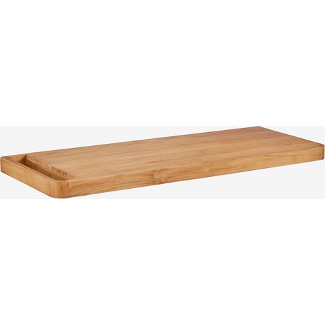 Set di mobili da bagno sospeso 130x45 cm in legno di teak Neill SKLUM            