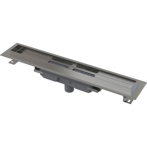 Desagüe lineal de acero inoxidable, sifón vertical de pared, 44 l/min, 65 mm (1/2)